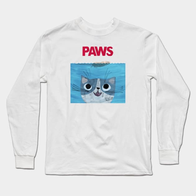 Paws Long Sleeve T-Shirt by Planet Cat Studio